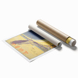 Shantung Railway Vintage Travel Poster - Retro Scenic Flight Art