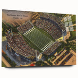 Vintage Orange Bowl Poster - Retro Miami Florida Travel Art