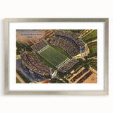 Vintage Orange Bowl Poster - Retro Miami Florida Travel Art