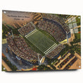 Vintage Orange Bowl Poster - Retro Miami Florida Travel Art