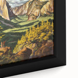 Yosemite Vintage Travel Poster - Retro United Airlines Art