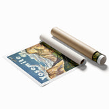 Yosemite Vintage Travel Poster - Retro United Airlines Art