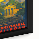 Washington Vintage Travel Poster - Retro Pennsylvania Railroad Art