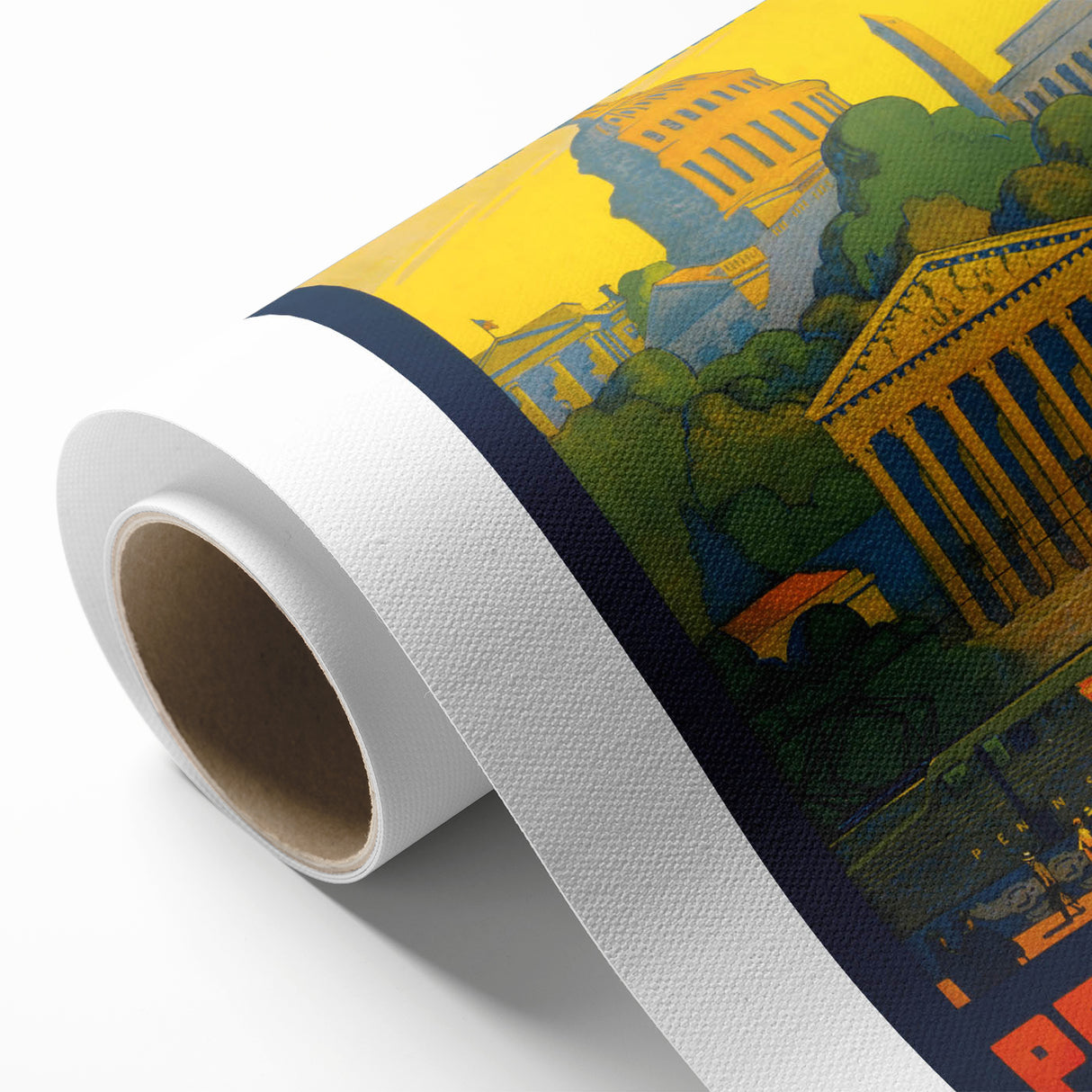 Washington Vintage Travel Poster - Retro Pennsylvania Railroad Art