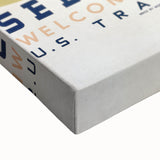 See America Vintage Travel Poster - Welcome to Montana Art