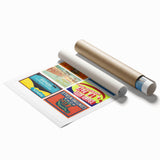 Vintage Hotel Luggage Labels of Italy Poster - Retro Travel Art