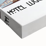 Vintage Hotel Luggage Labels of Italy Poster - Retro Travel Art