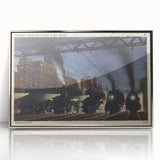 Vintage Chicago Railroad Poster - Retro Train Travel Art