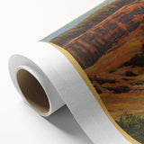 Vintage Natural Bridge Utah Poster - Retro Scenic Travel Art