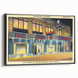 Vintage Lou G. Siegel Poster - Retro New York City Restaurant Art