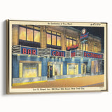 Vintage Lou G. Siegel Poster - Retro New York City Restaurant Art