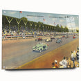 Vintage Indianapolis Speedway Poster - Retro Racing Travel Art