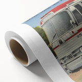 Vintage Lincoln Limited Bus Poster - Retro Travel Art