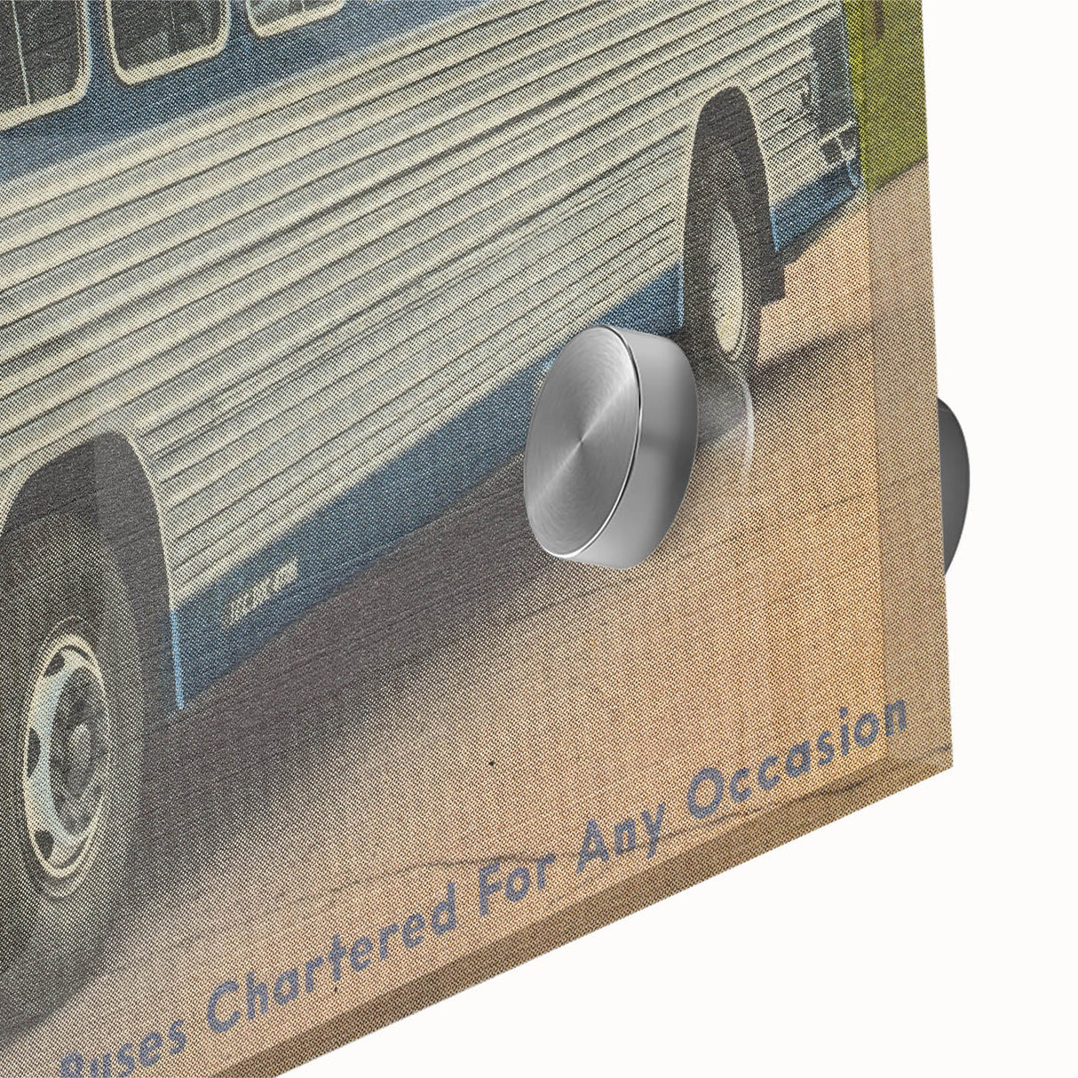 Vintage Raritan Valley Bus Poster - Retro Travel Service Art