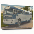 Vintage Raritan Valley Bus Poster - Retro Travel Service Art