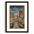 Vintage Travel Poster - Times Square by Night, NYC