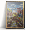 Vintage Travel Poster - Times Square by Night, NYC