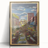 Vintage Travel Poster - Times Square by Night, NYC
