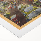 Vintage Travel Poster - Times Square by Night, NYC