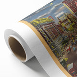 Vintage Travel Poster - Times Square by Night, NYC