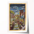 Vintage Travel Poster - Times Square by Night, NYC