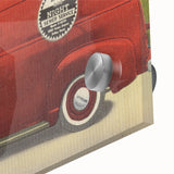 Vintage Day and Night Sewer Service Van Poster - Retro Travel Art