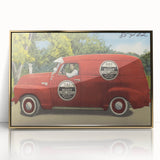 Vintage Day and Night Sewer Service Van Poster - Retro Travel Art