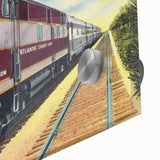 Vintage Atlantic Coast Line Train Poster - Retro "The Champion" Art