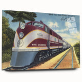 Vintage Atlantic Coast Line Train Poster - Retro "The Champion" Art