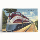 Vintage Atlantic Coast Line Train Poster - Retro "The Champion" Art