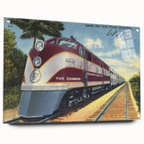 Vintage Atlantic Coast Line Train Poster - Retro "The Champion" Art