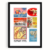 Vintage Travel Poster - Elephant Hotel Collection