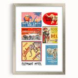 Vintage Travel Poster - Elephant Hotel Collection