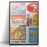 Vintage Travel Poster - Elephant Hotel Collection