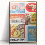 Vintage Travel Poster - Elephant Hotel Collection