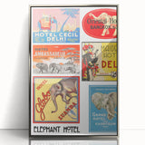 Vintage Travel Poster - Elephant Hotel Collection