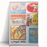 Vintage Travel Poster - Elephant Hotel Collection