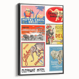 Vintage Travel Poster - Elephant Hotel Collection