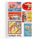 Vintage Travel Poster - Elephant Hotel Collection
