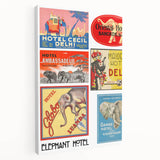 Vintage Travel Poster - Elephant Hotel Collection