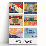 Vintage Travel Posters - French Hotel Collection Wall Art