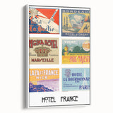 Vintage Travel Posters - French Hotel Collection Wall Art