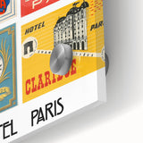 Vintage Travel Posters - Paris Hotel Collection Wall Art