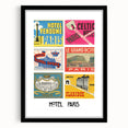Vintage Travel Posters - Paris Hotel Collection Wall Art
