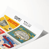 Vintage Travel Posters - Paris Hotel Collection Wall Art