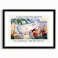 Vintage Hawaii by Flying Clipper Poster - Retro Pan Am Airways Art