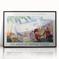 Vintage Hawaii by Flying Clipper Poster - Retro Pan Am Airways Art