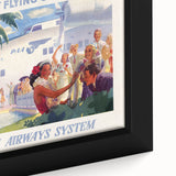 Vintage Hawaii by Flying Clipper Poster - Retro Pan Am Airways Art