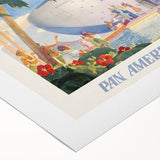 Vintage Hawaii by Flying Clipper Poster - Retro Pan Am Airways Art