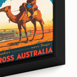 Vintage Travel Poster - Trans-Australian Railway Wall Art